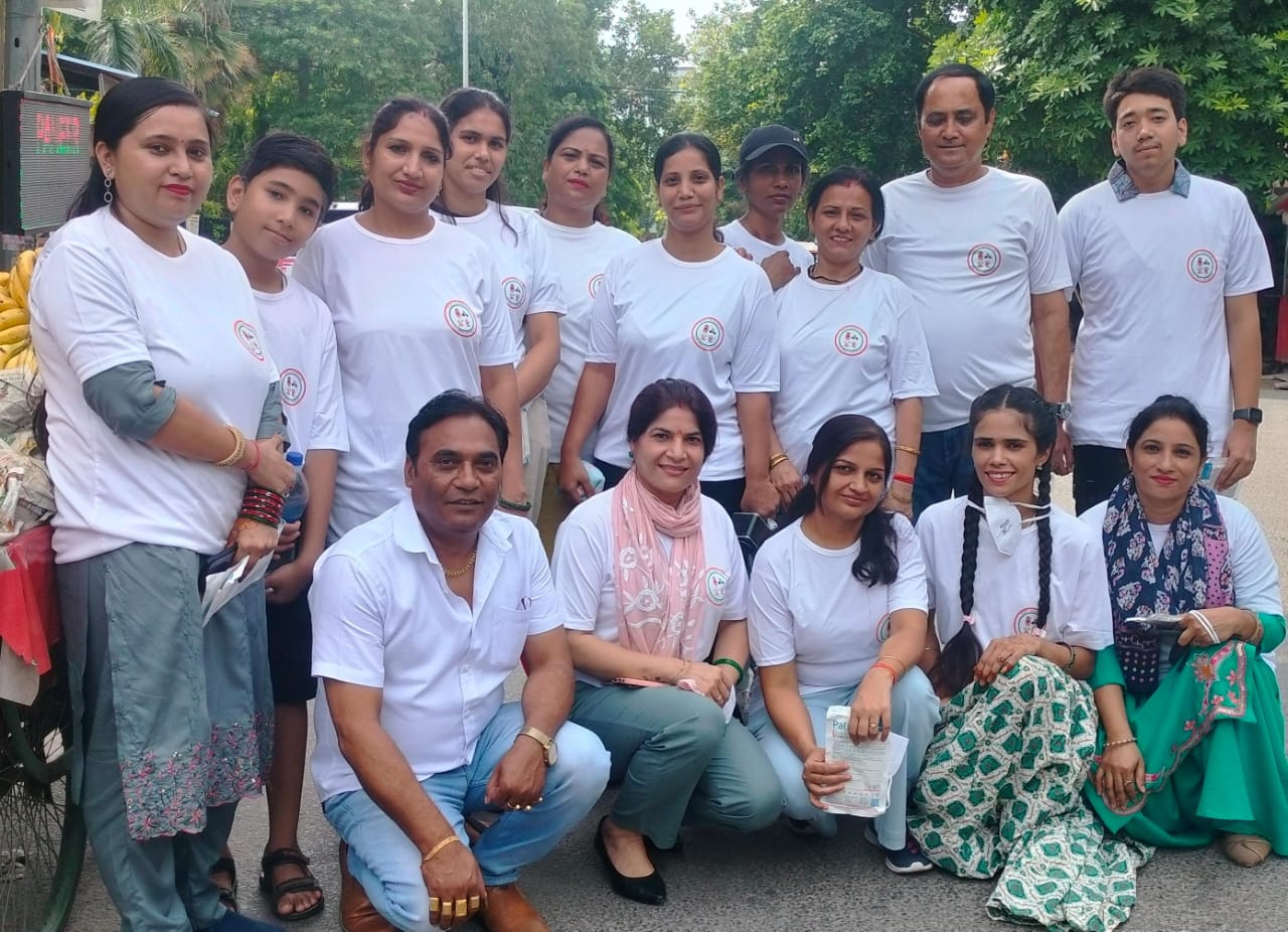 A doctor helping a patient.
